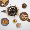 Zestaw do fondue Princess 01.173025.01.001 Pure Czarny