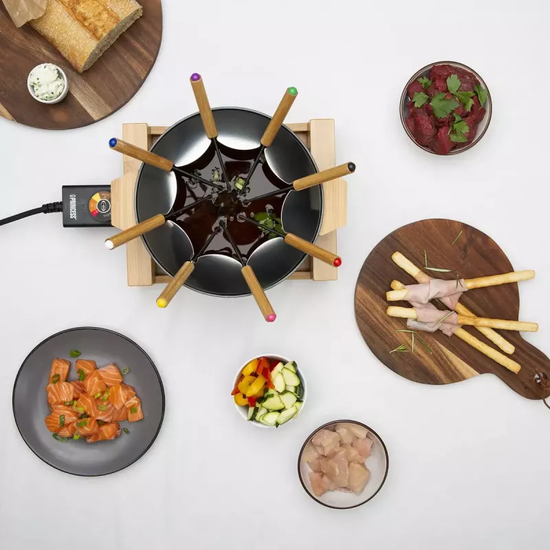 Zestaw do fondue Princess 01.173025.01.001 Pure Czarny