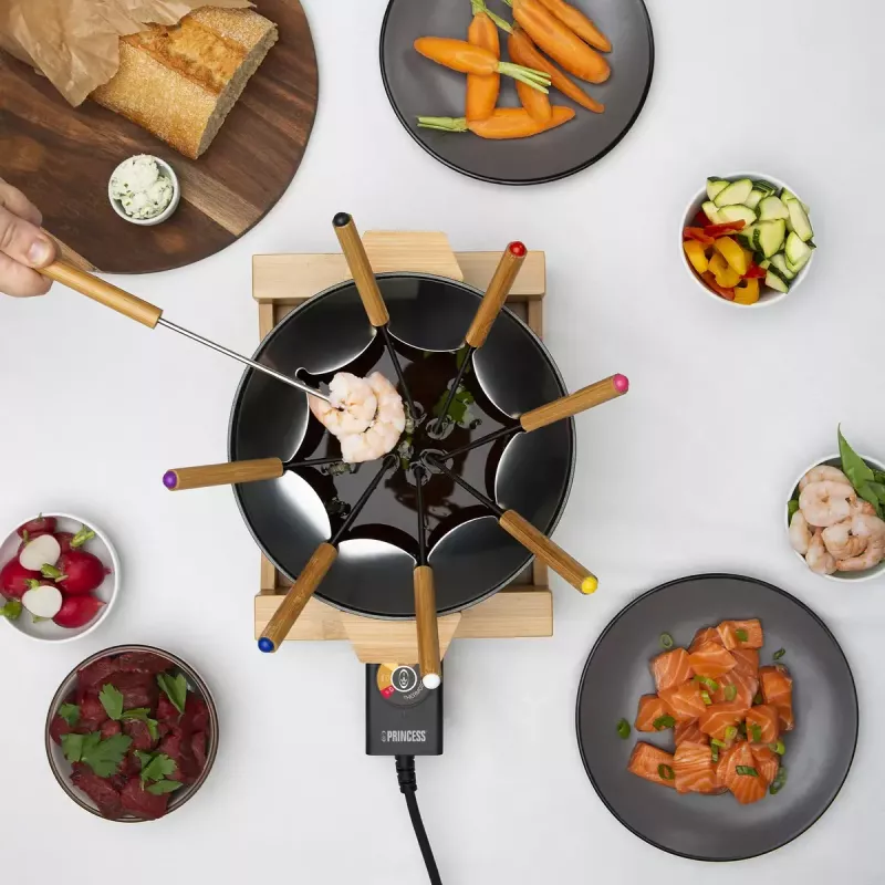 Zestaw do fondue Princess 01.173025.01.001 Pure Czarny