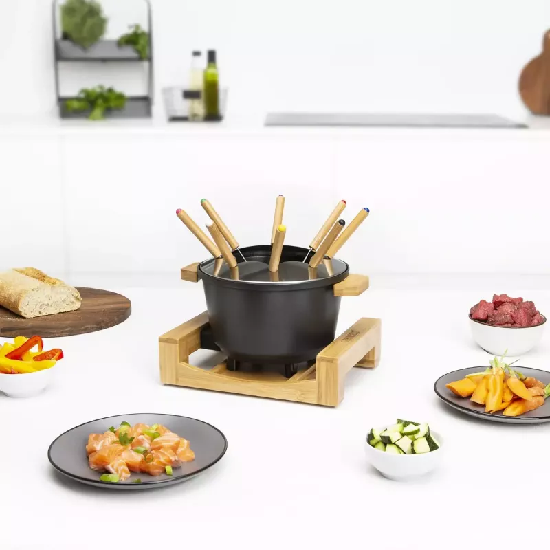 Zestaw do fondue Princess 01.173025.01.001 Pure Czarny
