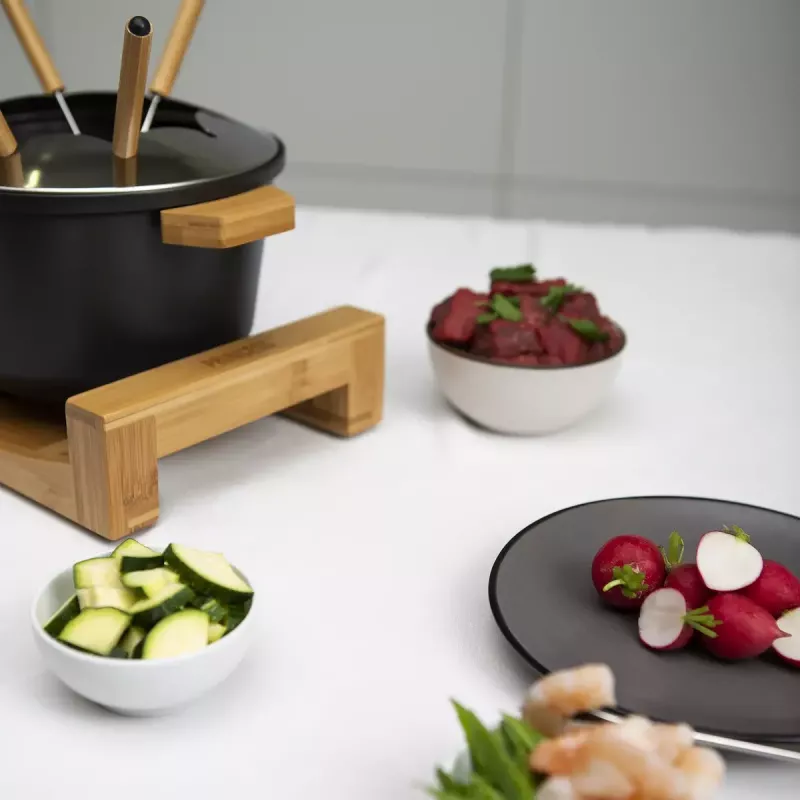 Zestaw do fondue Princess 01.173025.01.001 Pure Czarny