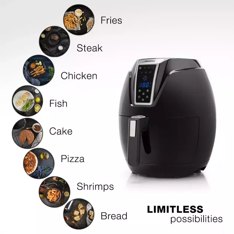 Princess 182021 Digital XL Air Fryer, 3,2 L