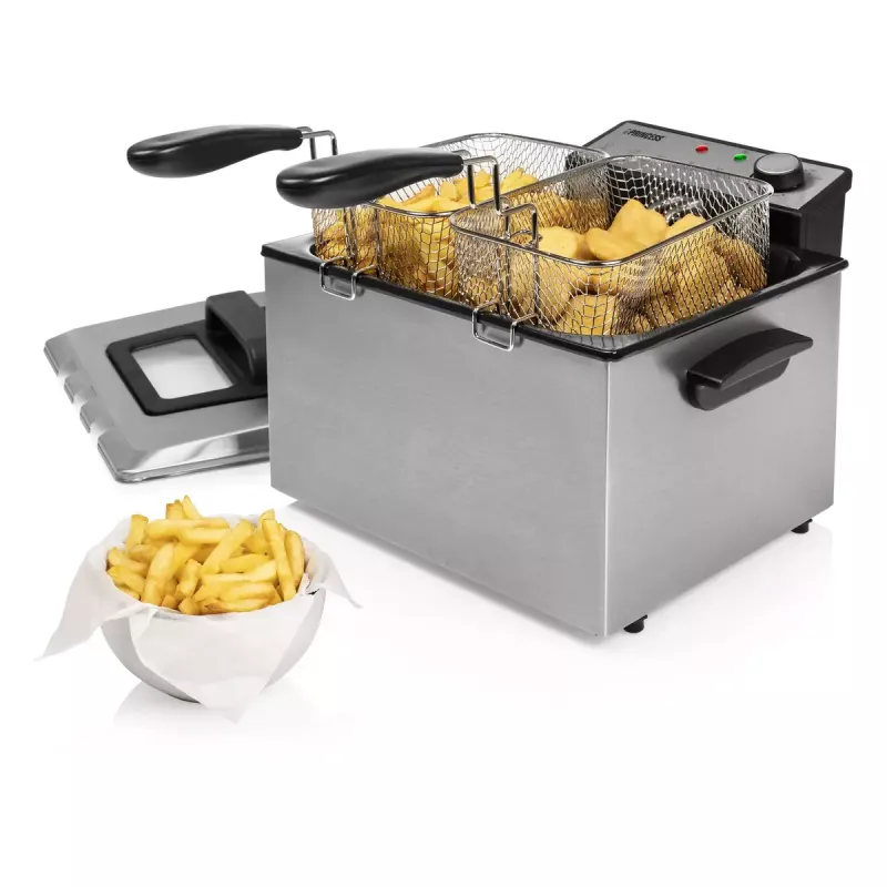 Frytkownica Princess 01.185000.01.001 5L 3270W Czarna Stal nierdzewna