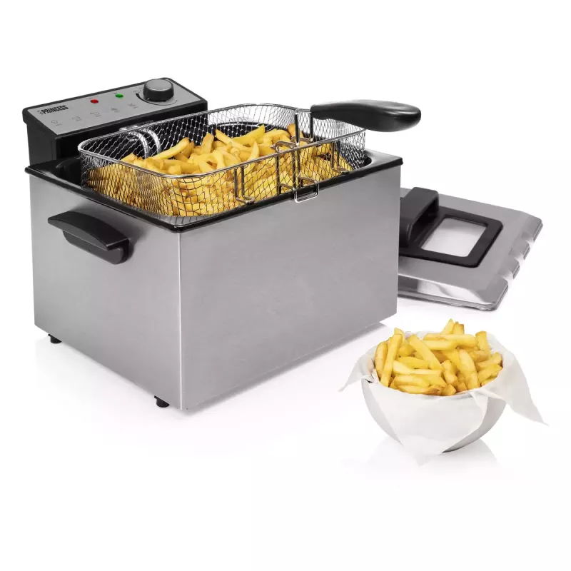 Frytkownica Princess 01.185000.01.001 5L 3270W Czarna Stal nierdzewna