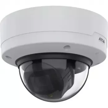 Kopułkowa kamera IP AXIS P3287-LV — 2592×1944, CMOS 1/2.8 cala, 3–8,5 mm, obrót 190°, wewnątrz/na zewnątrz, sufit/ściana