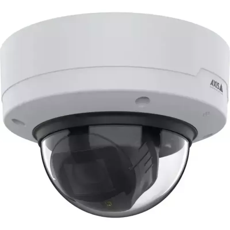 Kopułkowa kamera IP AXIS P3287-LV — 2592×1944, CMOS 1/2.8 cala, 3–8,5 mm, obrót 190°, wewnątrz/na zewnątrz, sufit/ściana