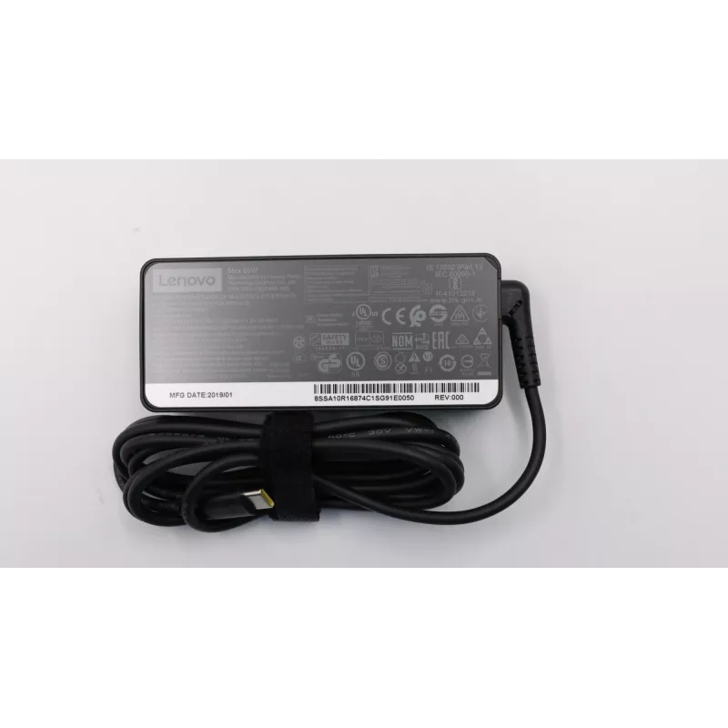 Lenovo 02DL128 power adapter/inverter Indoor 65 W Czarny