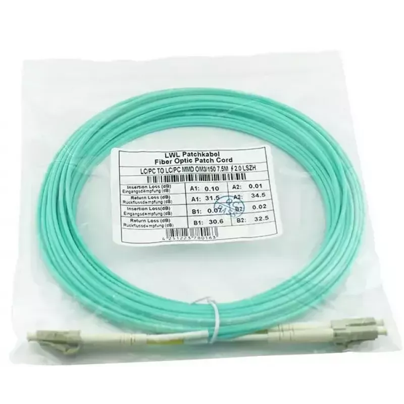 Kabel światłowodowy BlueOptics InfiniBand 15 m 2x LC LC/APC zielony