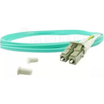 Światłowodowy kabel BlueOptics 050502T512000030M-BO 2x LC 2x SC LC/APC OM3 30 m Zielony