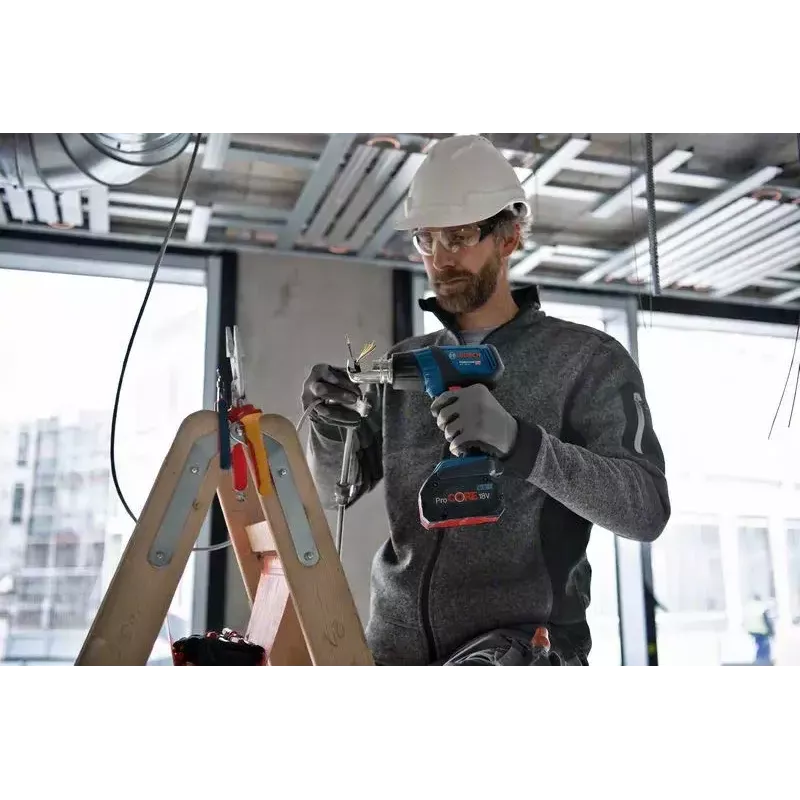 Bosch GHG 18V-50 Opalarka 175 l/min 500 °C Czarny, Niebieski