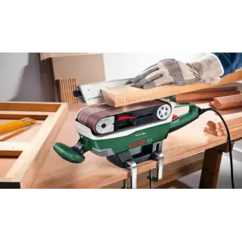 Szlifierka taśmowa Bosch PBS 75 AE Set zielona, szara 750 W
