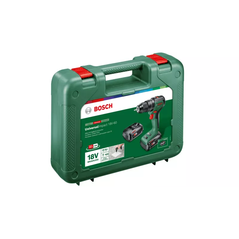 Wiertarka pistoletowa Bosch Universal Impact 18V-60, 1900 obr./min, 1,3 kg
