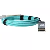 BlueOptics kabel InfiniBand/światłowodowy 20 m QSFP kolor aqua