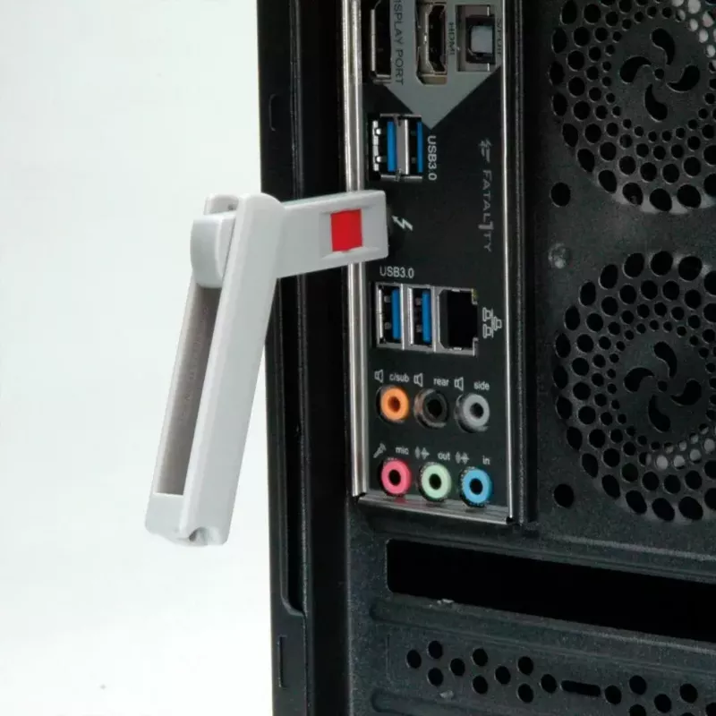 Klucz blokady portu ROLINE 11.02.8333 USB Typu-C Szary 1 szt.