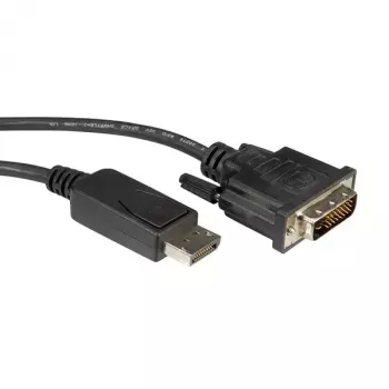 Kabel DisplayPort ROLINE DP-DVI (24+1) LSOH M/M 3m