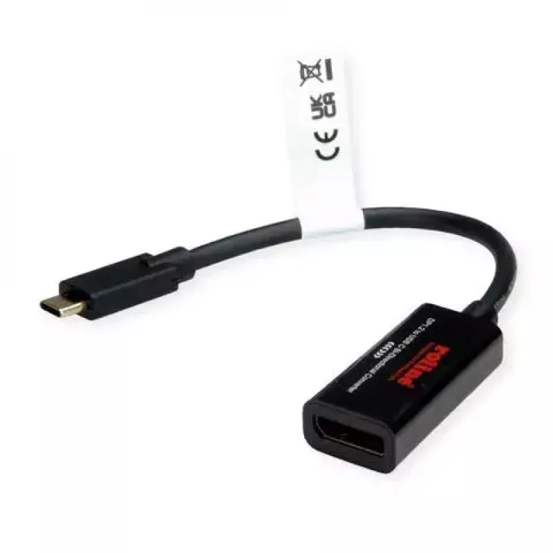 Adapter graficzny USB ROLINE 11.04.5957-10 3840 x 2160 pikseli Czarny