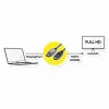 DisplayPort ROLINE 11.44.5782-10 HDTV Czarny