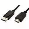 DisplayPort ROLINE 11.44.5782-10 HDTV Czarny