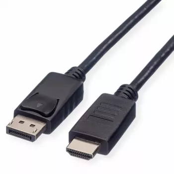 DisplayPort ROLINE 11.44.5782-10 HDTV Czarny