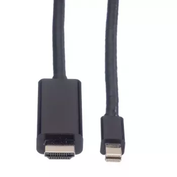 Kabel Mini DisplayPort VALUE Mini DP-UHDTV M/M 2 m