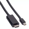 Kabel Mini DisplayPort VALUE Mini DP-UHDTV M/M 2 m