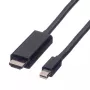 Kabel Mini DisplayPort VALUE Mini DP-UHDTV M/M 2 m