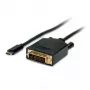 Przejściówka do kabla wideo VALUE 11.99.5831 1m USB C DVI Czarny