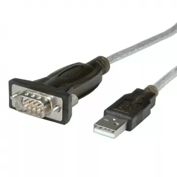 ROLINE 12021163 kabel szeregowy Szary 1.8 m USB Typ-A DB-9