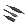 ROLINE Kabel USB 12.04.1066 USB 3.2 Gen 1 10 m USB C USB A Czarny