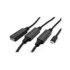 ROLINE USB kabel 12.04.1068 USB 3.2 Gen 1 20 m USB C USB A Czarny