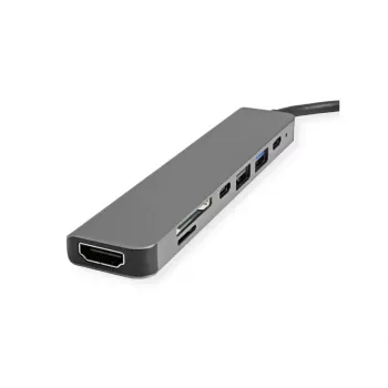 Stacja dokująca do laptopa VALUE 12.99.1136 Przewodowa USB 3.2 Gen 2 Type-C Czarno-szara