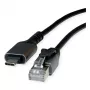 Kabel sieciowy VALUE 12.99.1169-10 RJ-45 USB Type C 5m Czarny