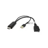 Adapter kabla wideo VALUE 12.99.3146 0,3 m HDMI Typ A DisplayPort Czarny