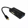 Adapter kabla wideo VALUE 12.99.3154 Mini DisplayPort HDMI VGA 0,1 m Czarny