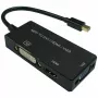 Adapter kabla wideo VALUE 12.99.3154 Mini DisplayPort HDMI VGA 0,1 m Czarny