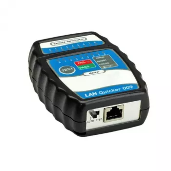 Tester kabli VALUE Quicker kabel Tester model 13.99.3001 — sprawdzanie ciągłości i połączeń kabli sieciowych