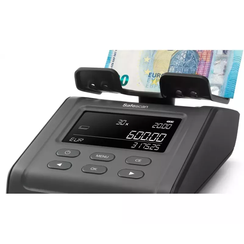 Maszyna do liczenia monet Safescan 6175 Czarna LCD AC 110-240V