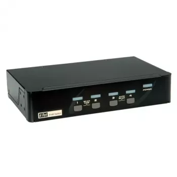 Przełącznik KVM ROLINE 1 użytkownik 4 komputery DisplayPort z hubem USB
