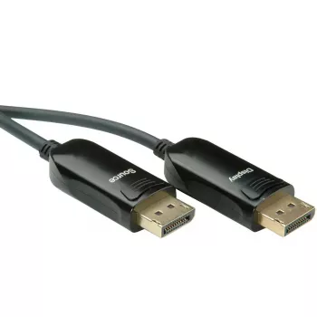 Kabel DisplayPort ROLINE 14.01.3491 15 m Czarny