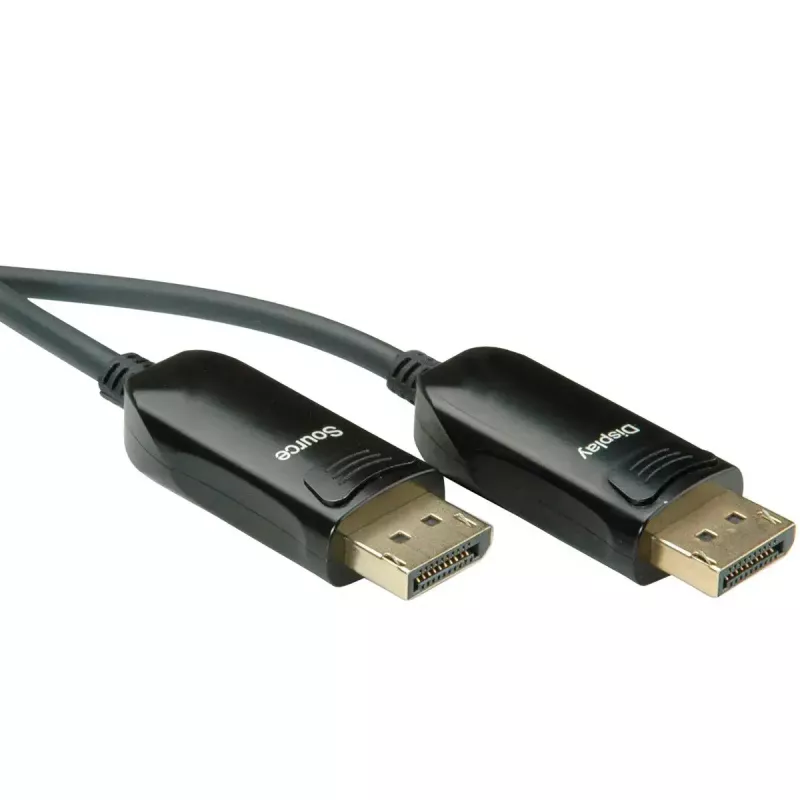 Kabel DisplayPort ROLINE 14.01.3491 15 m Czarny