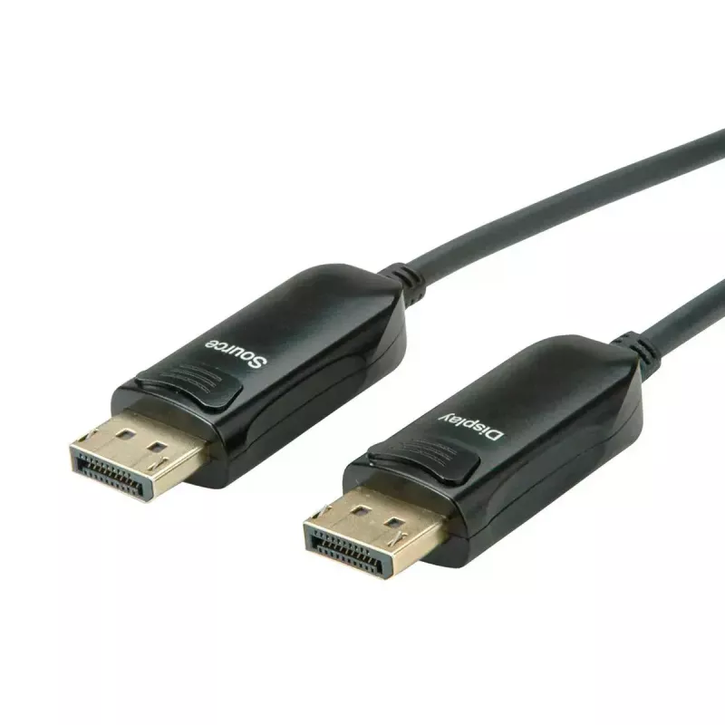 Kabel DisplayPort ROLINE 14.01.3491 15 m Czarny