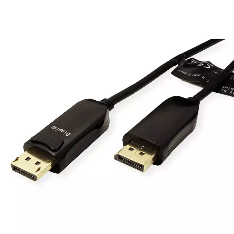 Kabel DisplayPort ROLINE 14.01.3491 15 m Czarny