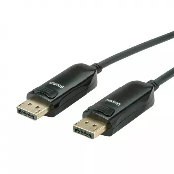 Kabel DisplayPort ROLINE 14.01.3491 15 m Czarny