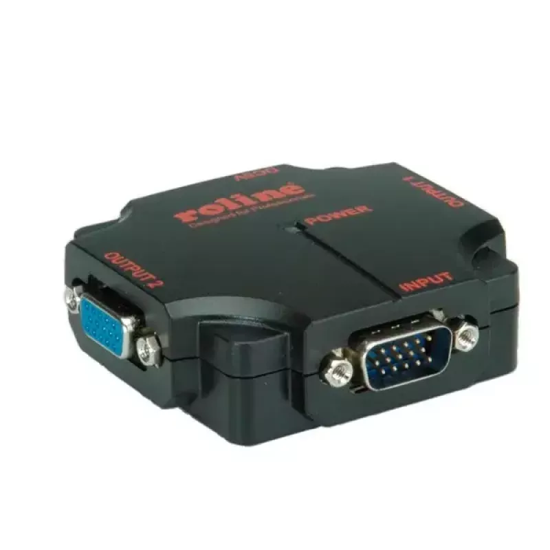 Rozdzielacz wideo VGA ROLINE 450 MHz 2-drożny