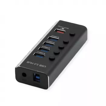 ROLINE USB Hub 3.2 Gen 1 14.02.5058 Czarny 5120 Mbit/s