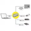 Stacja dokująca do laptopa ROLINE 14.02.5059 USB 3.2 Gen 1 Typu-C Czarna