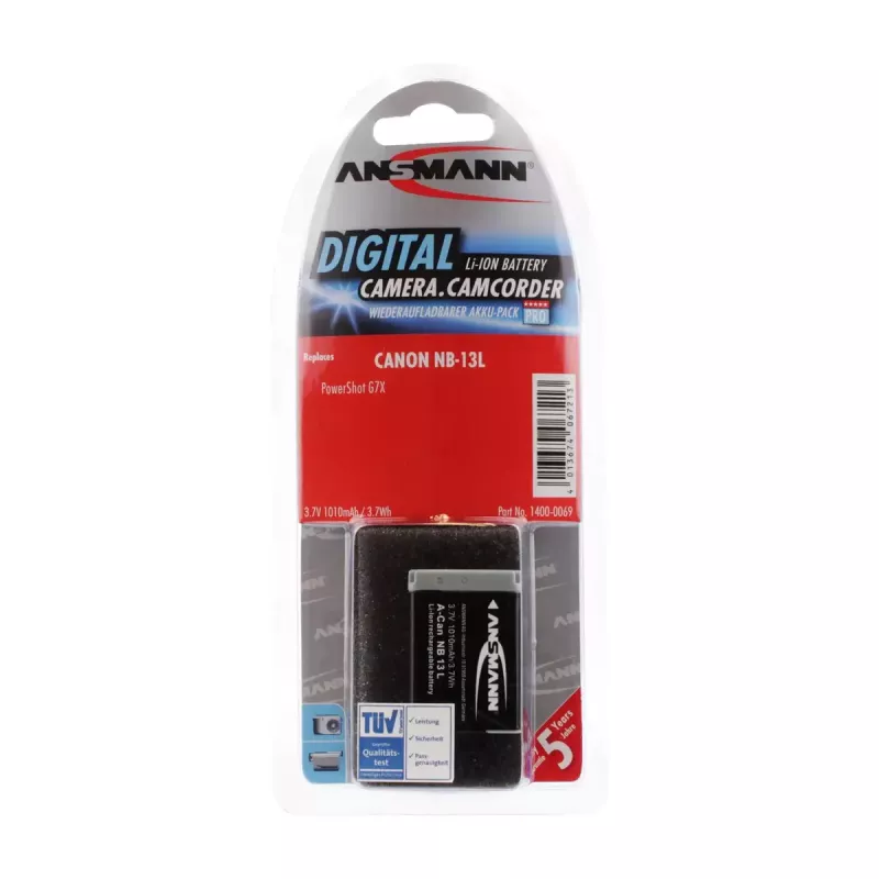 Bateria do Aparatu Ansmann 1400-0069 Litowo-Jonowa 1010 mAh