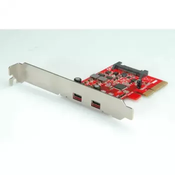 Adapter PCI-Express x4 ROLINE 2x porty Type C USB3.1