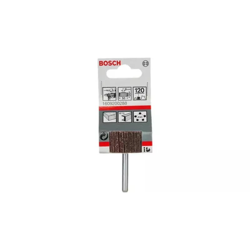 Bosch 1609200288 ściernica listkowa z tlenku glinu, 50 mm, gradacja 120