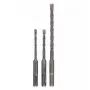 Zestaw wierteł Bosch 1 617 000 118 3 szt. SDS Plus 5,0 mm 6,0 mm 8,0 mm